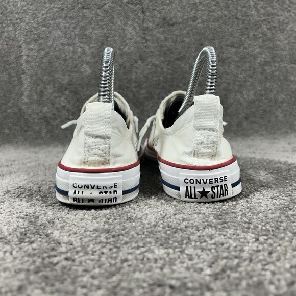 Converse Chuck Taylor All Star Shoreline 537084F Women’s Size 7 White Shoes Used - Picture 5 of 11